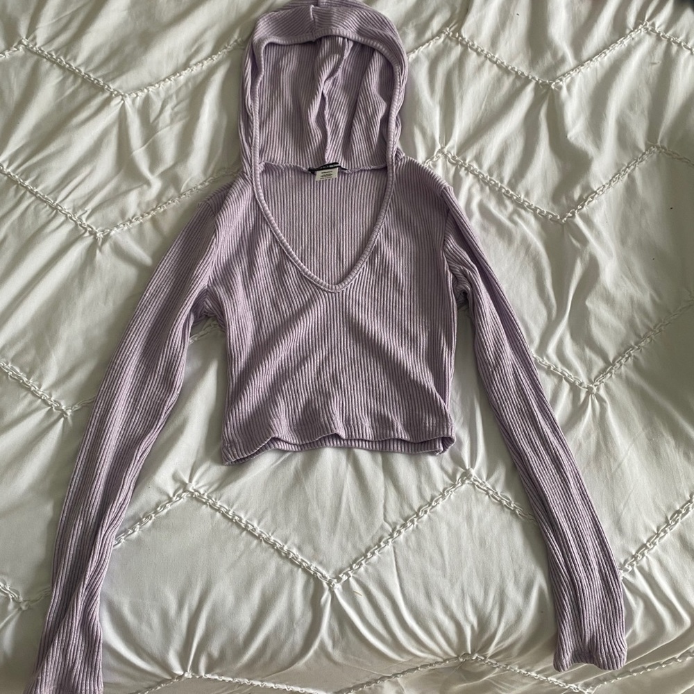 long sleeve crop top